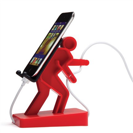 Soporte para smartphone rojo